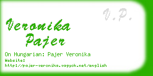 veronika pajer business card